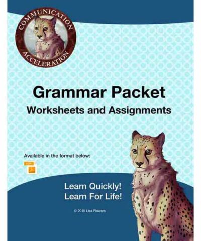 Grammar Packet Lisa Flowers of Communication Acceleration Speech Language Therapy