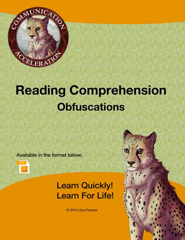 Obfuscations reading comprehension worksheets printable pdf from