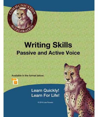 Writing-Skills-High-School-Worksheets-Passive-and-Active-Voice Lisa Flowers of Communication Acceleration Speech Language Therapy