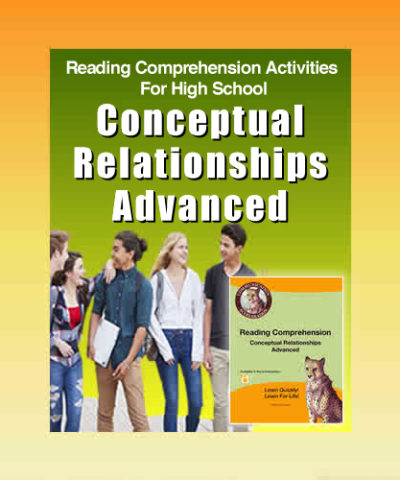 Reading Comprehension Worksheets: Conceptual Relationships Advanced
