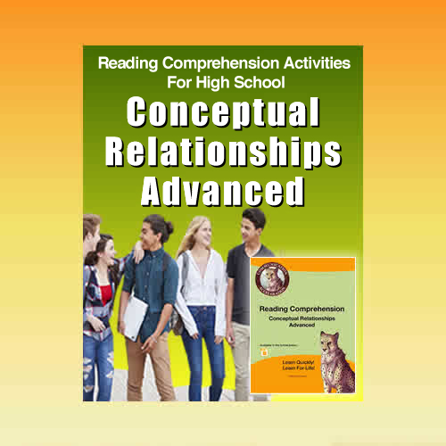 Reading Comprehension Worksheets: Conceptual Relationships Advanced