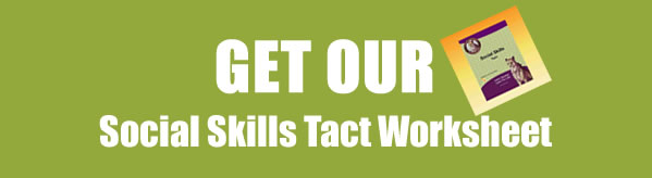 Tact Worksheet Social Skills
