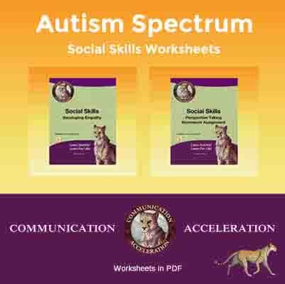 Autism Spectrum Worksheets in PDF