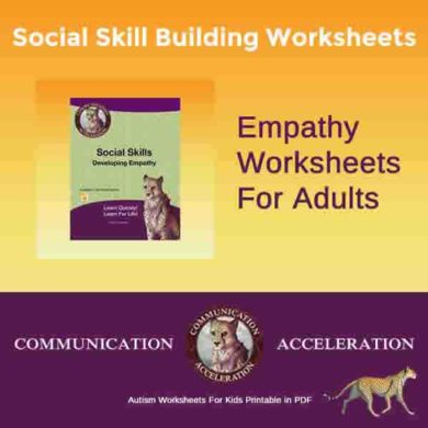 Social skills building worksheets