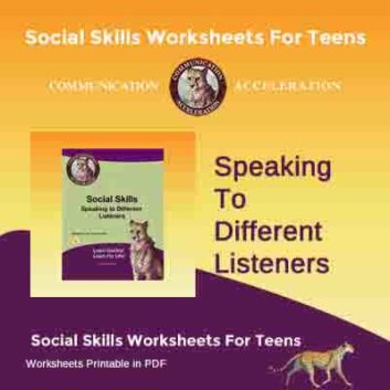 social skills worksheets for teens